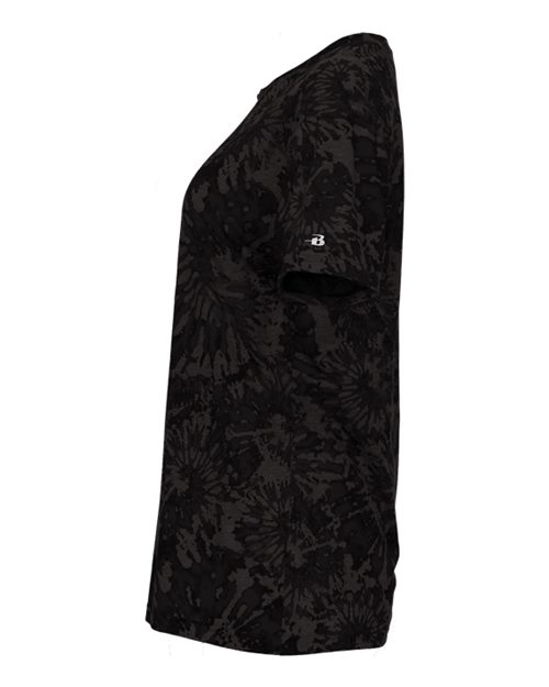 Women's Tie-Dyed Tri-Blend T-Shirt – Detail