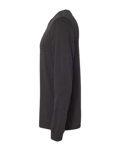 Heather CVC Long Sleeve Tee – Detail