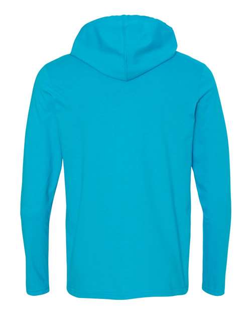 Unisex Softstyle® Lightweight Hooded Long Sleeve T-Shirt
