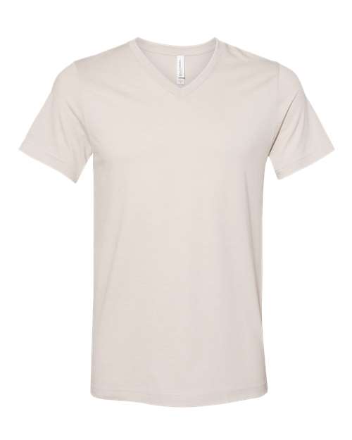 Unisex Heather CVC V-Neck Tee