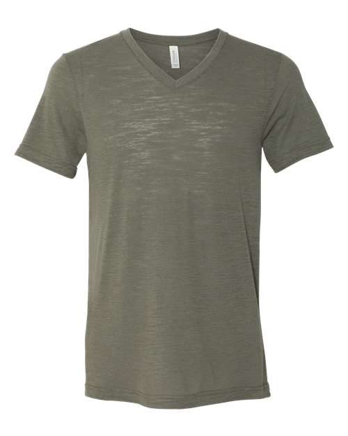 Unisex Textured Jersey V-Neck Tee
