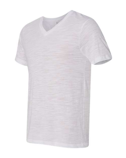 Unisex Textured Jersey V-Neck Tee
