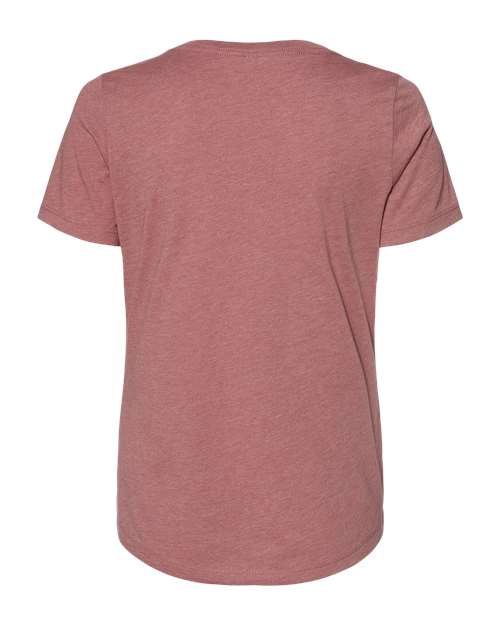 Women's Relaxed Heather CVC V-Neck Tee