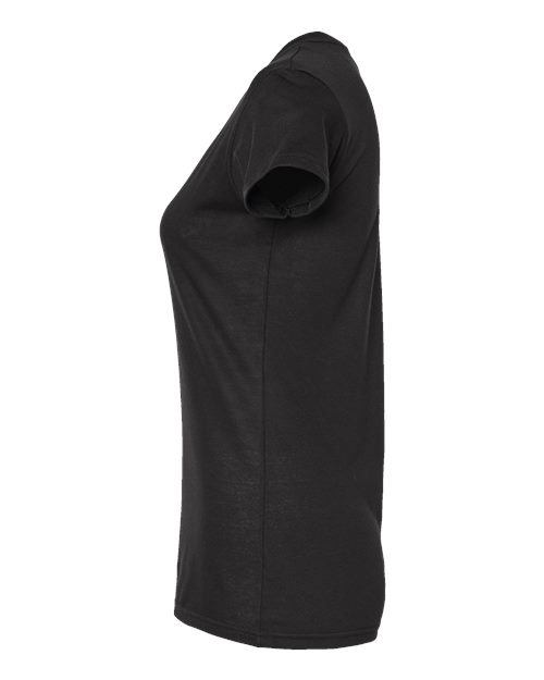 Women's Poly-Rich V-Neck T-Shirt – Detail
