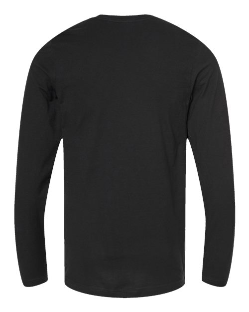 Unisex Premium Cotton Long Sleeve T-Shirt – Back