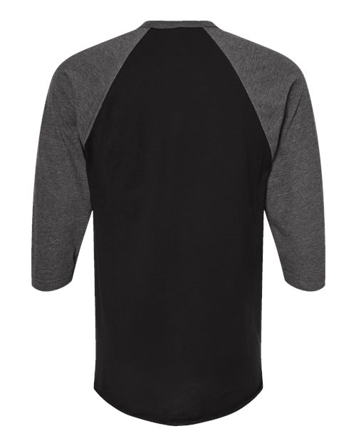 Unisex Fine Jersey Raglan T-Shirt – Back