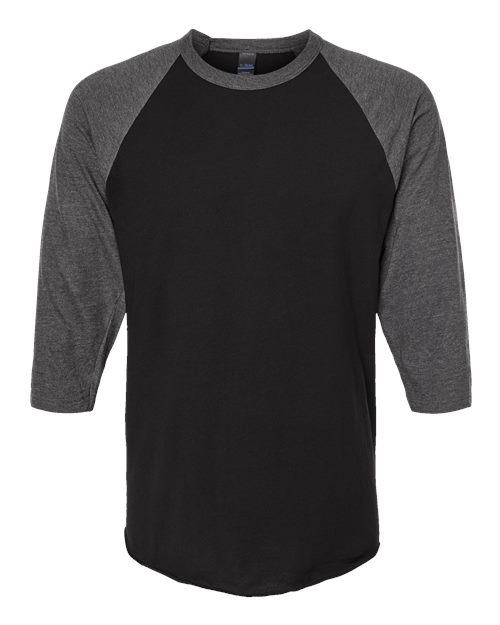 Unisex Fine Jersey Raglan T-Shirt – Front