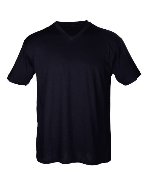 Fine Jersey V-Neck T-Shirt-Tultex