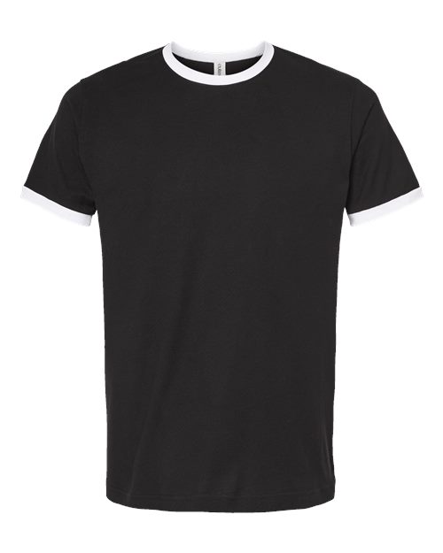 Fine Jersey Ringer T-Shirt-Tultex