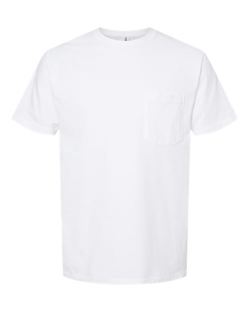 Heavyweight Jersey Pocket T-Shirt-Tultex