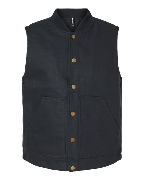 Insulated Canvas Workwear Vest-Independent Trading Co&#46;