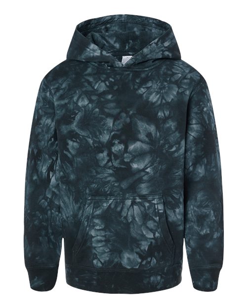 Independent Trading Co. Youth Midweight Tie-Dyed Hooded Sweatshirt PRM1500TD