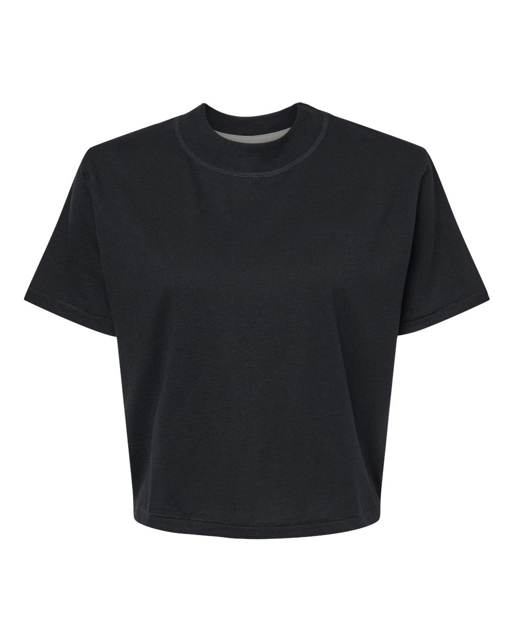 🔥 LAT Women's Boxy Tee Short Sleeve T Shirt Top Relaxed Fit Blend Up To XL 3518 - Picture 5 of 37