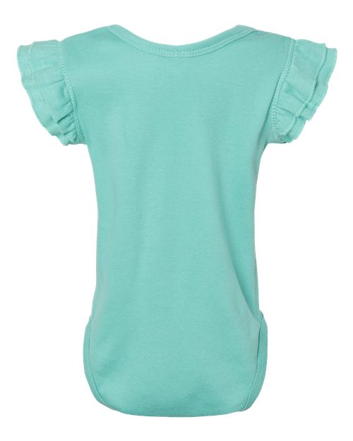 Infant Flutter Sleeve Baby Rib Bodysuit