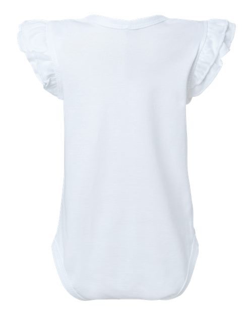 Infant Flutter Sleeve Baby Rib Bodysuit