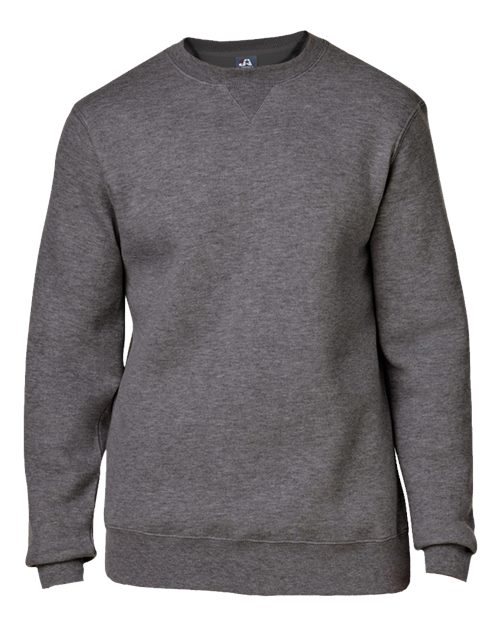 J. America Unisex Premium Fleece Crewneck Sweatshirt 8424