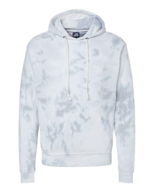 Men's Tie-Dyed Fleece Hooded Sweatshirt