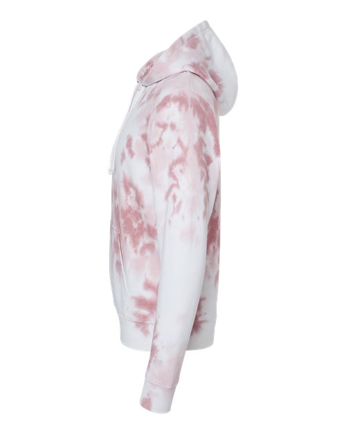 Men's Tie-Dyed Fleece Hooded Sweatshirt – Detail