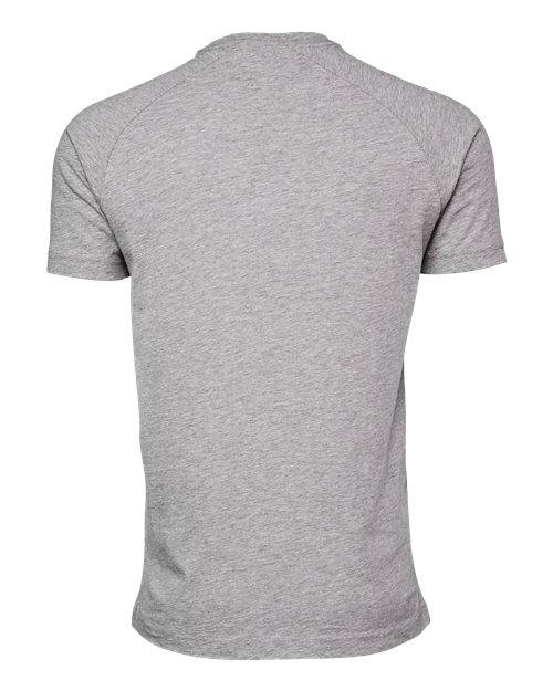 Men's Heather CVC Raglan Tee – Back