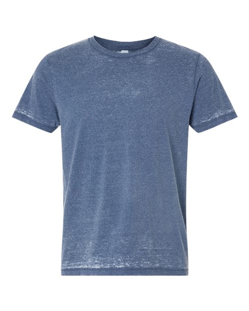 Acid Wash Burnout T&#45;Shirt-Colortone