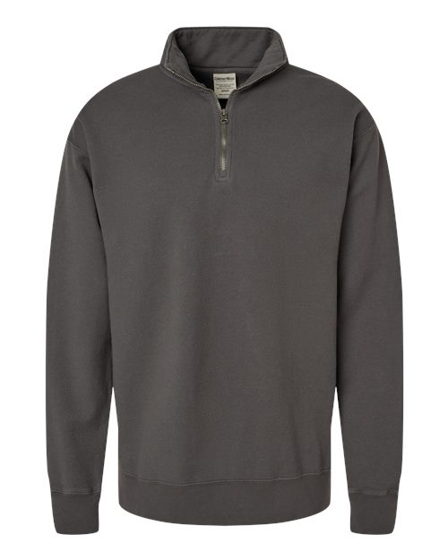Garment-Dyed Quarter-Zip Sweatshirt-ComfortWash by Hanes