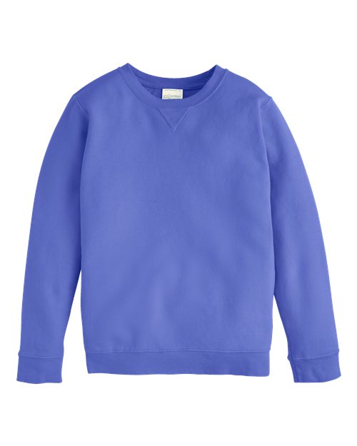 ComfortWash by Hanes Youth Garment-Dyed Crewneck Sweatshirt GDH475