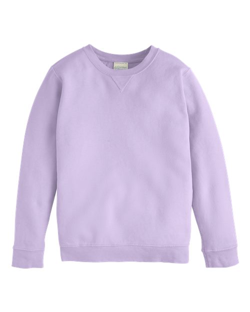 ComfortWash by Hanes Youth Garment-Dyed Crewneck Sweatshirt GDH475