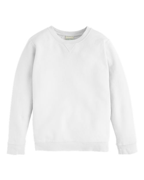 Garment-Dyed Youth Crewneck Sweatshirt-ComfortWash by Hanes