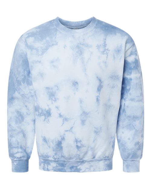 Blended Tie-Dyed Crewneck Sweatshirt-Dyenomite