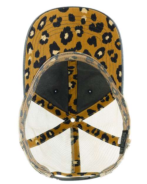 Women's Washed Mesh-Back Cap – Side