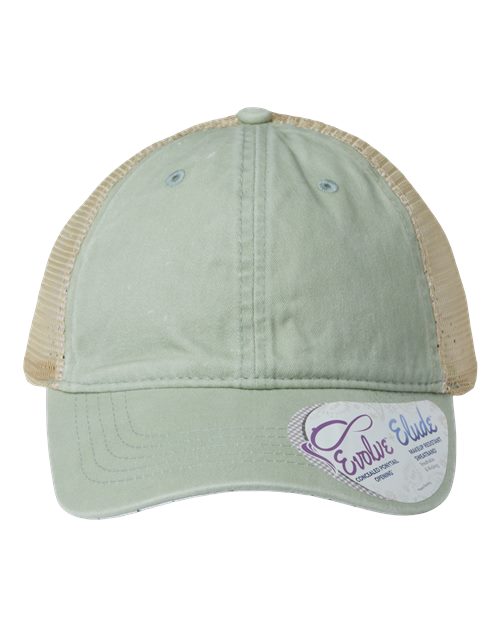 Women's Washed Mesh-Back Cap