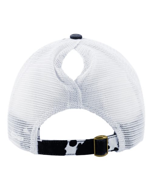 Women's Printed Bill with Mesh Back Cap