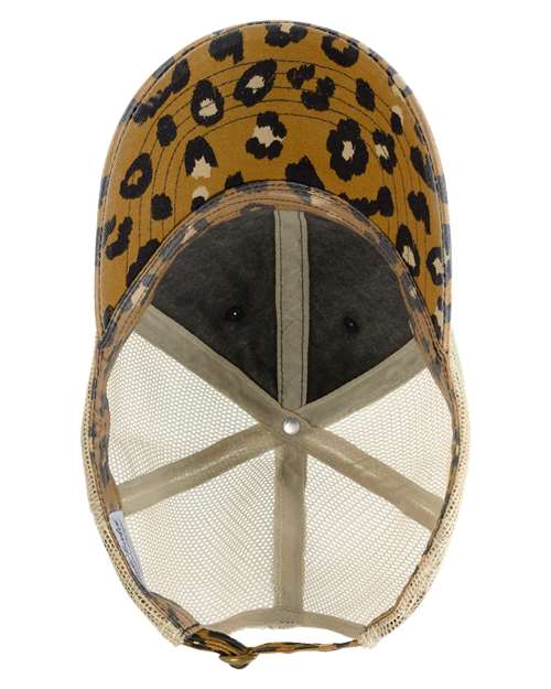 Women's Printed Bill with Mesh Back Cap