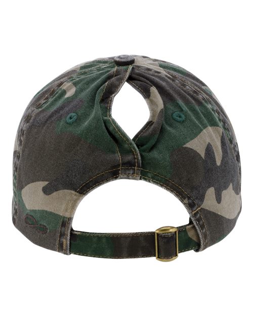 Women's Garment-Washed Fashion Print Cap