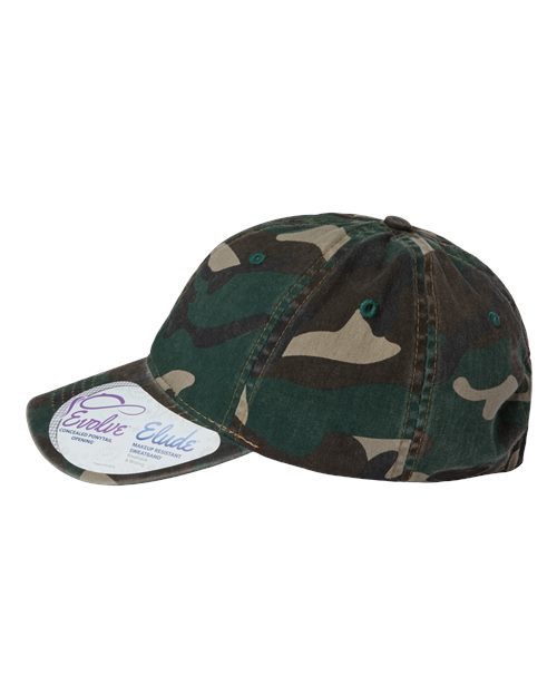Women's Garment-Washed Fashion Print Cap