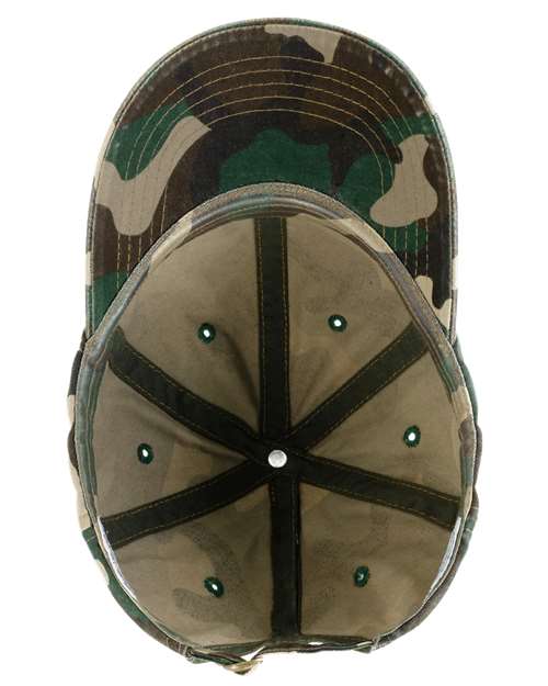 Women's Garment-Washed Fashion Print Cap