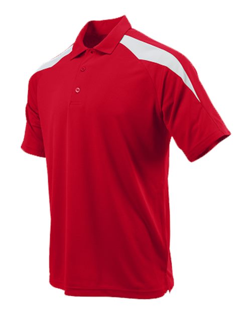 Contrast Insert Mesh Polo
