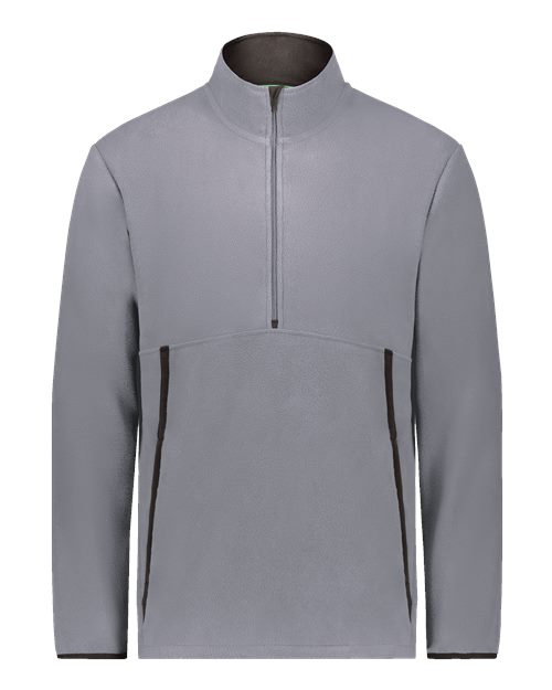 Eco Revive&#63; Youth Polar Fleece Quarter&#45;Zip Pullover-Augusta Sportswear