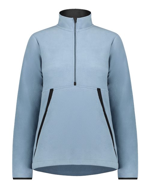 Eco Revive&#63; Women&#39;s Polar Fleece Quarter&#45;Zip Pullover-Augusta Sportswear