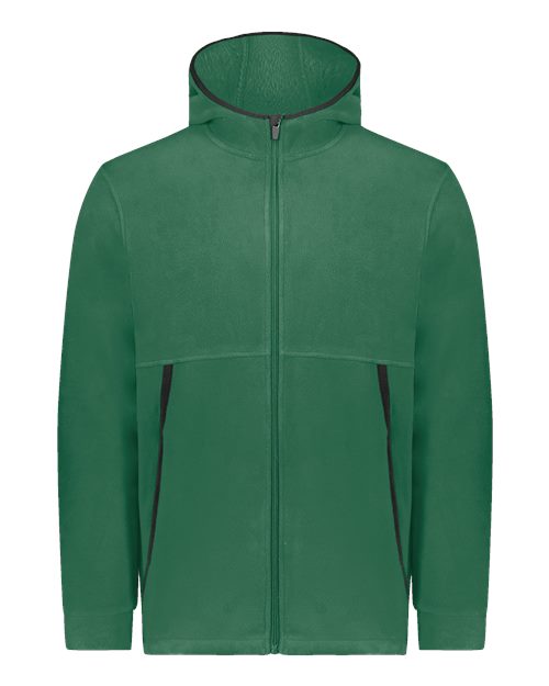 Unisex Eco Revive™ Polar Fleece Hooded Full-Zip Jacket