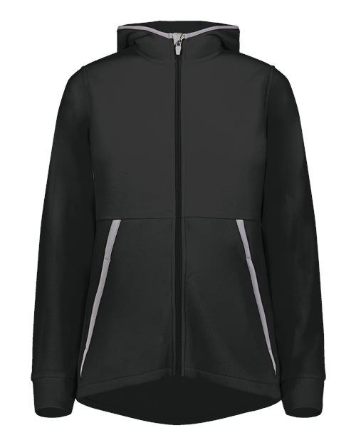 Augusta Sportswear Women's Eco Revive Polar Fleece Hooded Full-Zip Jacket 6860