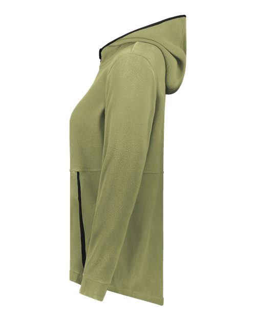 Women's Eco Revive™ Polar Fleece Hooded Full-Zip Jacket – Detail