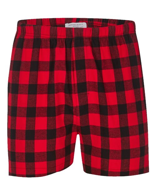 Double Brushed Flannel Boxers-Boxercraft