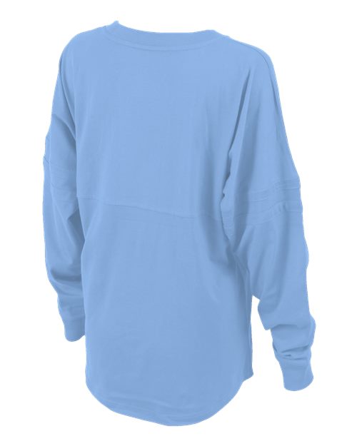 Women's Pom Pom Long Sleeve Jersey T-Shirt – Back