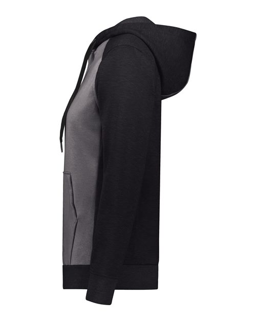 Women's Eco Revive™ Three-Season Triblend Fleece Hooded Sweatshirt – Detail