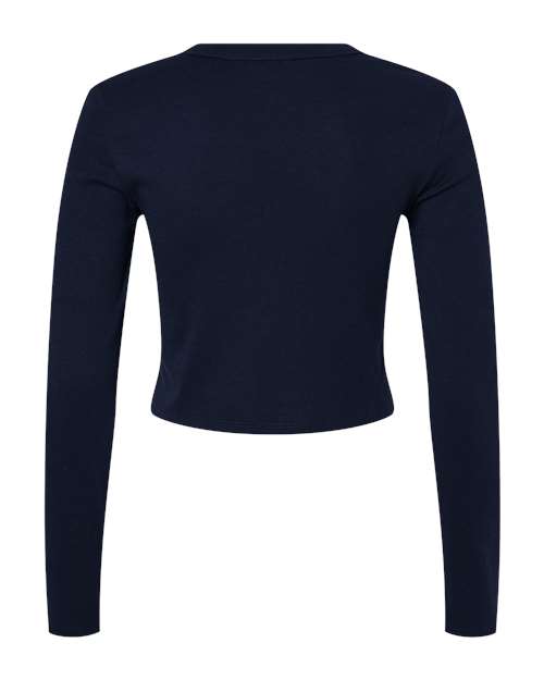 Women's Micro Rib Long Sleeve Baby Tee