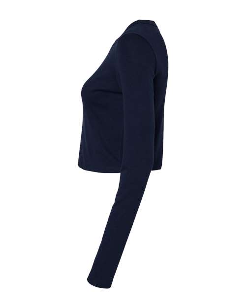 Women's Micro Rib Long Sleeve Baby Tee