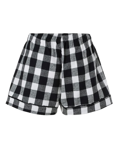Women's Flannel Shorts – Back
