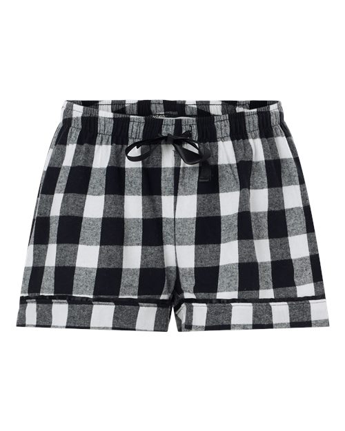 Women's Flannel Shorts – Front