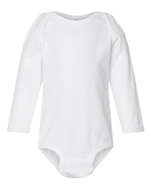 Infant Fine Jersey Long Sleeve Bodysuit-Rabbit Skins